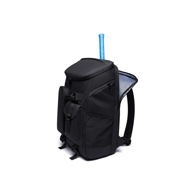 TANGCOOL Oxford Backpack Unisex Black/White-4