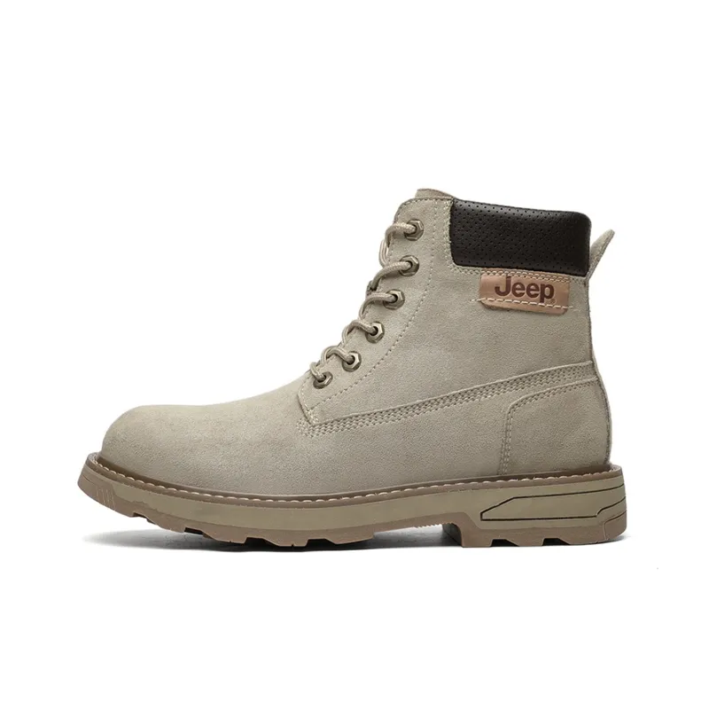 Jeep Martin Boots Men Sand-5