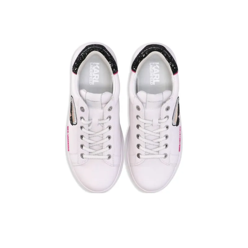 KARL LAGERFELD Kapri Karl Ikonic Leather Sneakers-3
