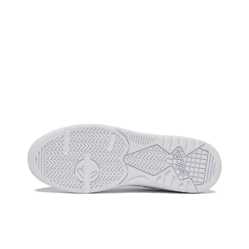 FILA Slip Resistant Cushioning Low Top Skateboard Shoes Unisex White-5