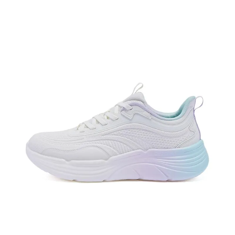QIAODAN Cushioning Anti-Slip And Wear-Resistant Low-Top Running Shoes Women's Ivory-0