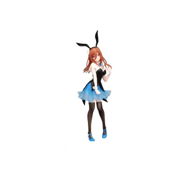 FURYU Trio Try IT The Quintessential Quintuplets Bunny Girl, Miku Nakano Bonus Gifts 24cm