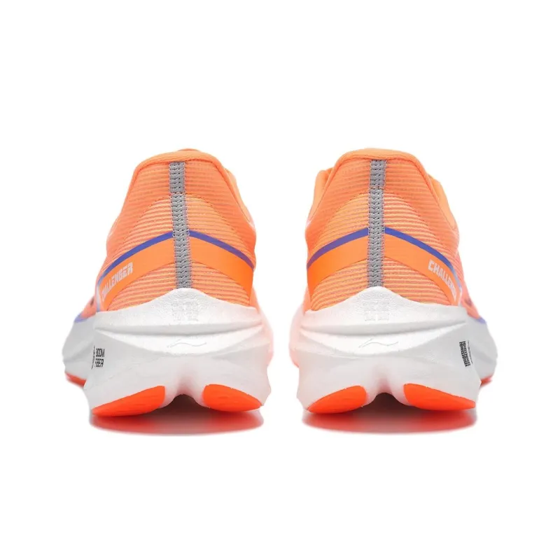 LiNing Feidian 3 Challenger Shock Absorbers Low Top Running Shoes Men's Melon Orange-4