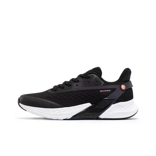 361° Rain Screen Running Shoes Women's Low-Top Obsidian Black/Rose Gold