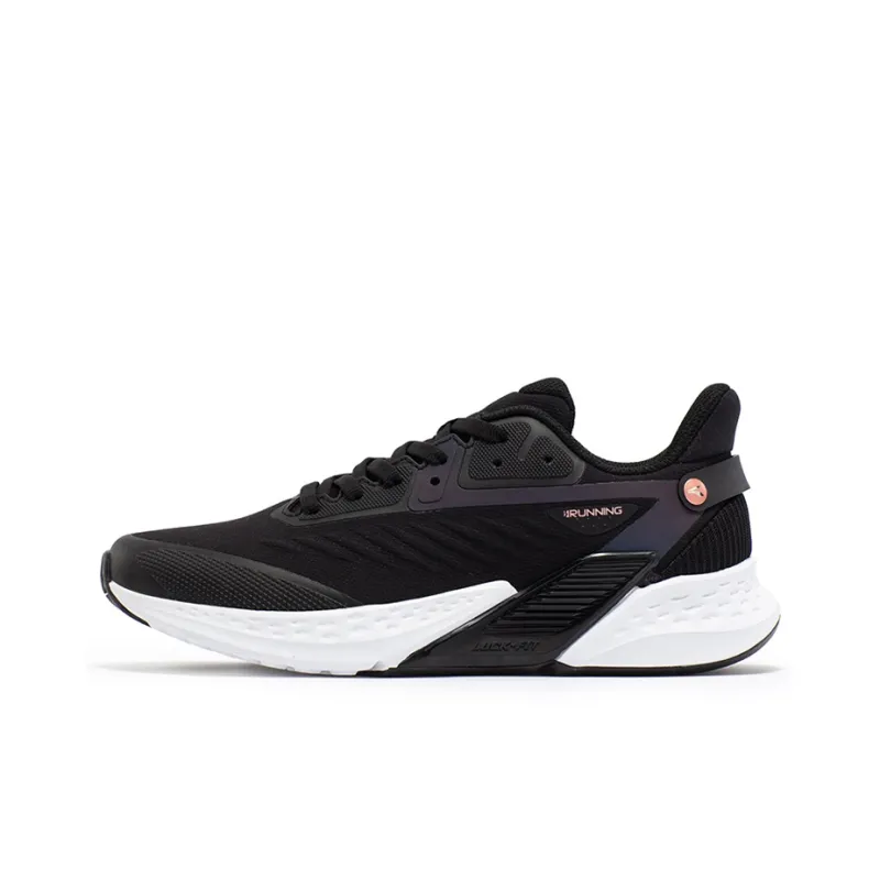 361° Rain Screen Volcano Anti Slip Wear Resistant Low Top Running Shoes Women's Obsidian Black/Rose Gold-0