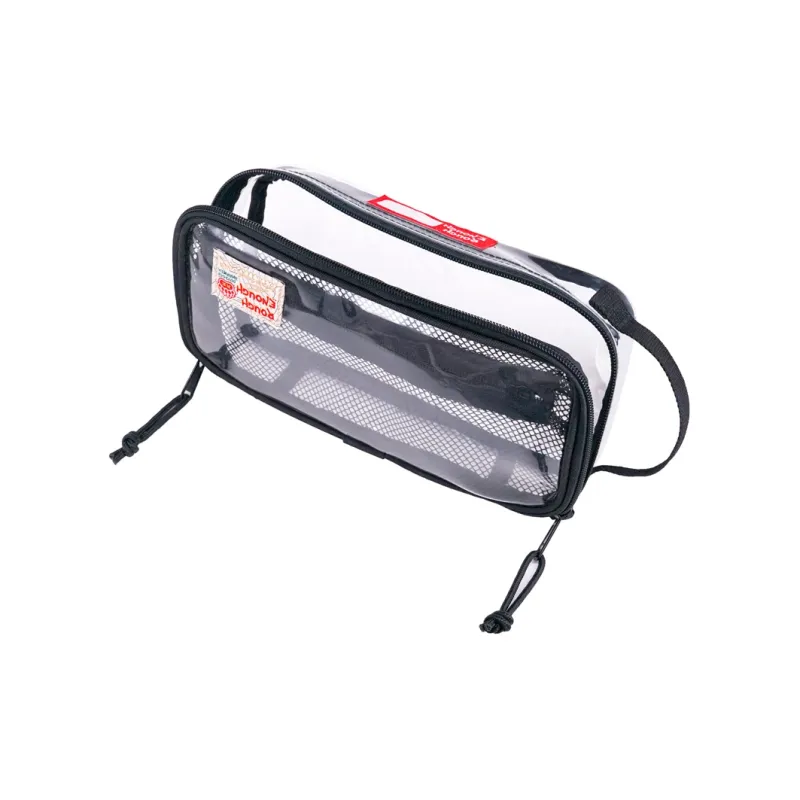 Rough Enough PVC Makeup Bag, Toiletry Bag Medium Size Unisex Transparent-1