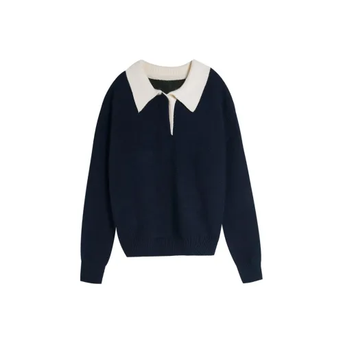 Gui'er Sweaters Women's Royal Blue