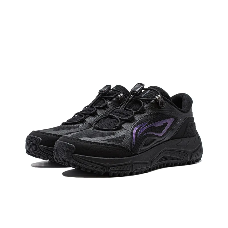 LiNing Yijie Slip Resistant Low Top Running Shoes Women's Black-2