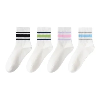 MIIOW Mid-Calf Socks Women's 4 Pack