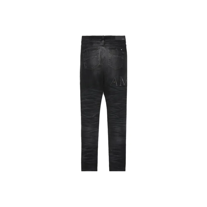 AMIRI Crystal Logo Jean-1
