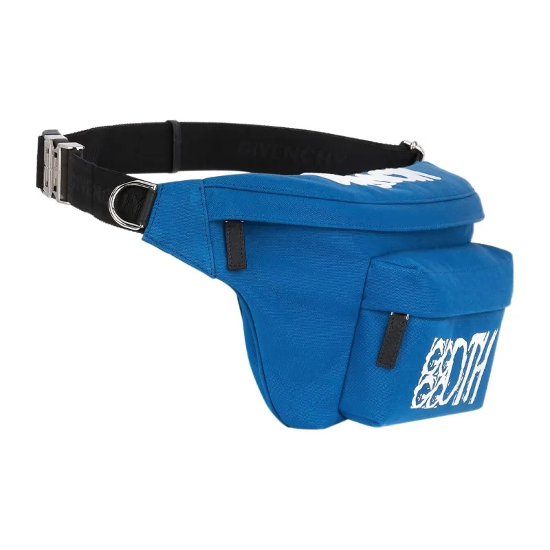 Givenchy Fabric Fanny Pack Sling Bags Medium Size Men's Electric Blue-2