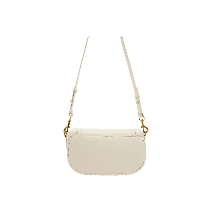 ZARA PU Shoulder Bag Crossbody Bag Small Size Women's Ecru-5
