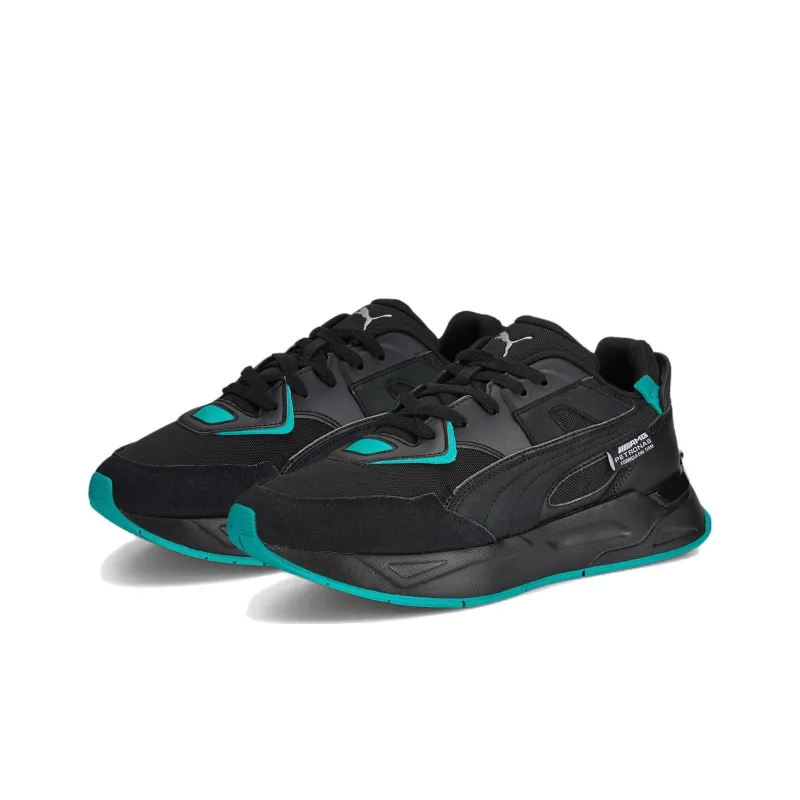 PUMA Mercedes Amg Petronas Motorsport F1 Anti-Slip Wear-Resistant Low-Top Casual Shoes Men's Black-2