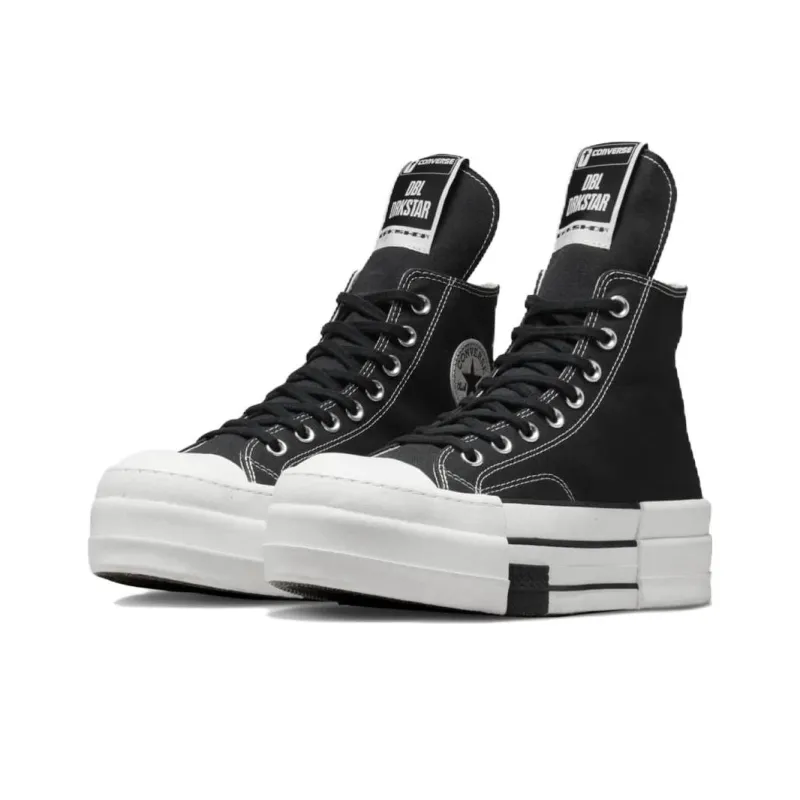 Converse Drkshdw Chuck Taylor All Star Dbl Drkstar Hi Rick Owens Drkstar Black-2