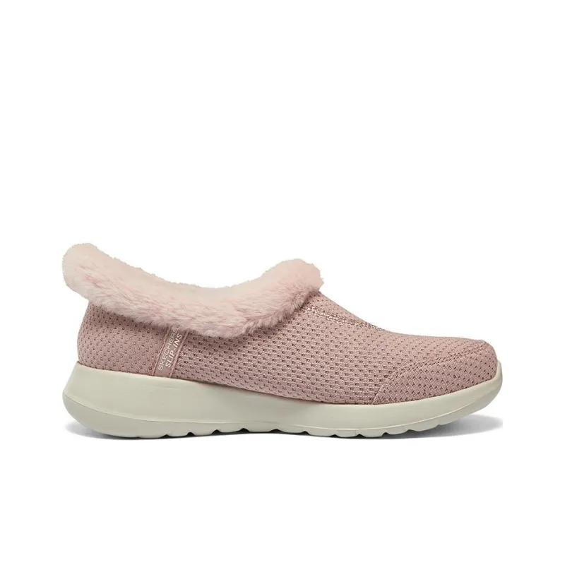 Skechers ON THE GO Hands Free Slip Ins Shock absorbing And Waterproof Low Top Casual Shoes Women's Rose Red-1