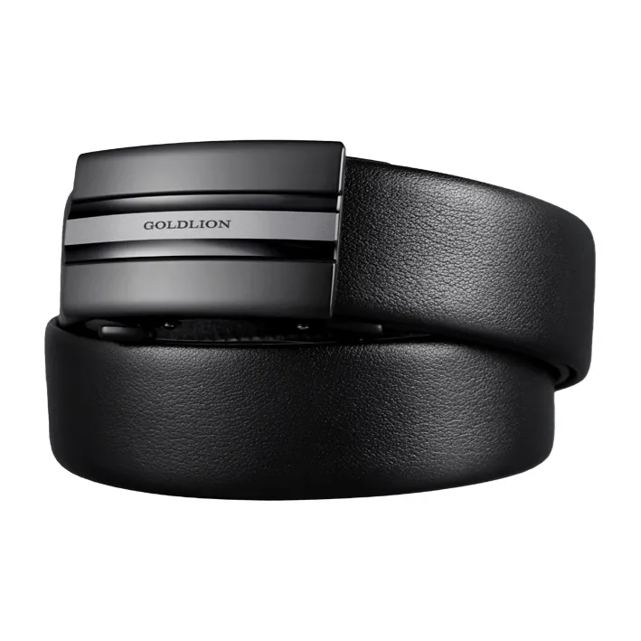 GOLDLION Cow Leather Belts Men's 3.5CM-3