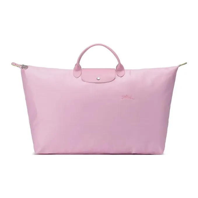 LONGCHAMP Le Pliage Green Canvas Canvas Bag Dumpling Bag Handbag Travel Bag Extra Large Unisex Light Pink-0