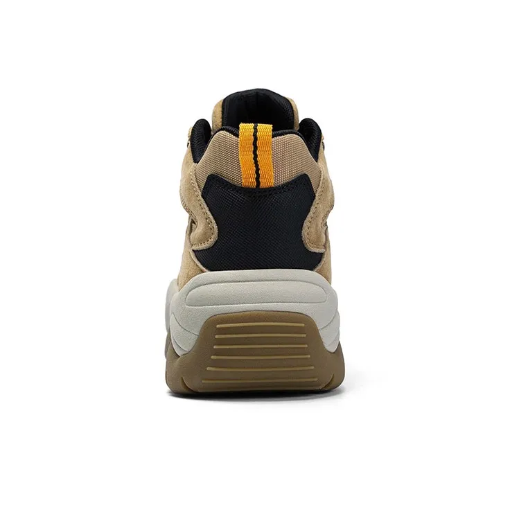Jeep Abrasion Resistant High Top Chunky Sneakers Women's Sand-5