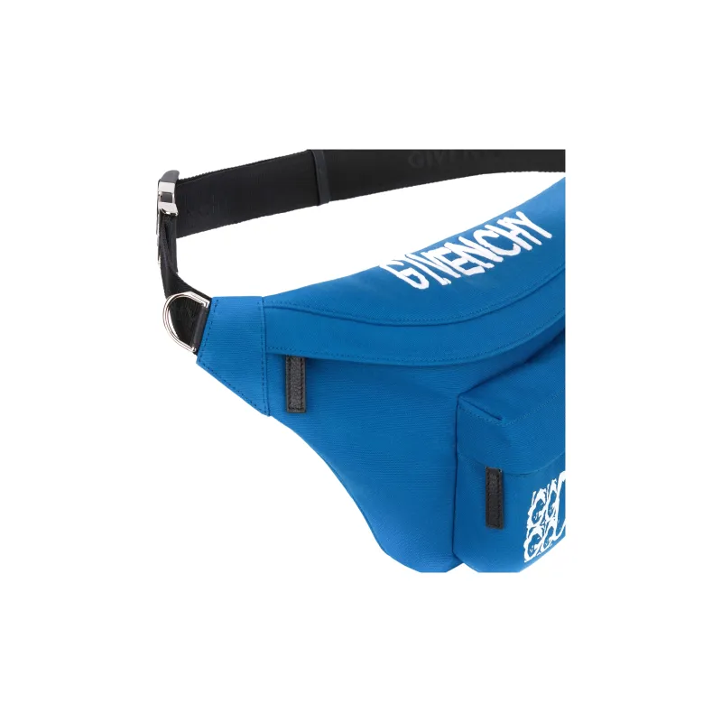 Givenchy Fabric Fanny Pack Sling Bags Medium Size Men's Electric Blue-3
