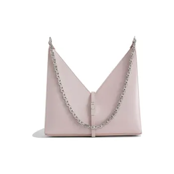 Givenchy Cut out Smooth Cow Leather Crossbody Bag Shoulder Bag Small Size Women's Light Pink