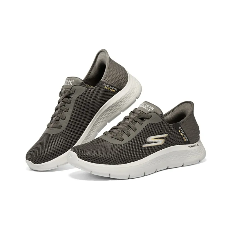 Skechers Go Walk Flex Hands Up Slip Ins 'Brown'-3
