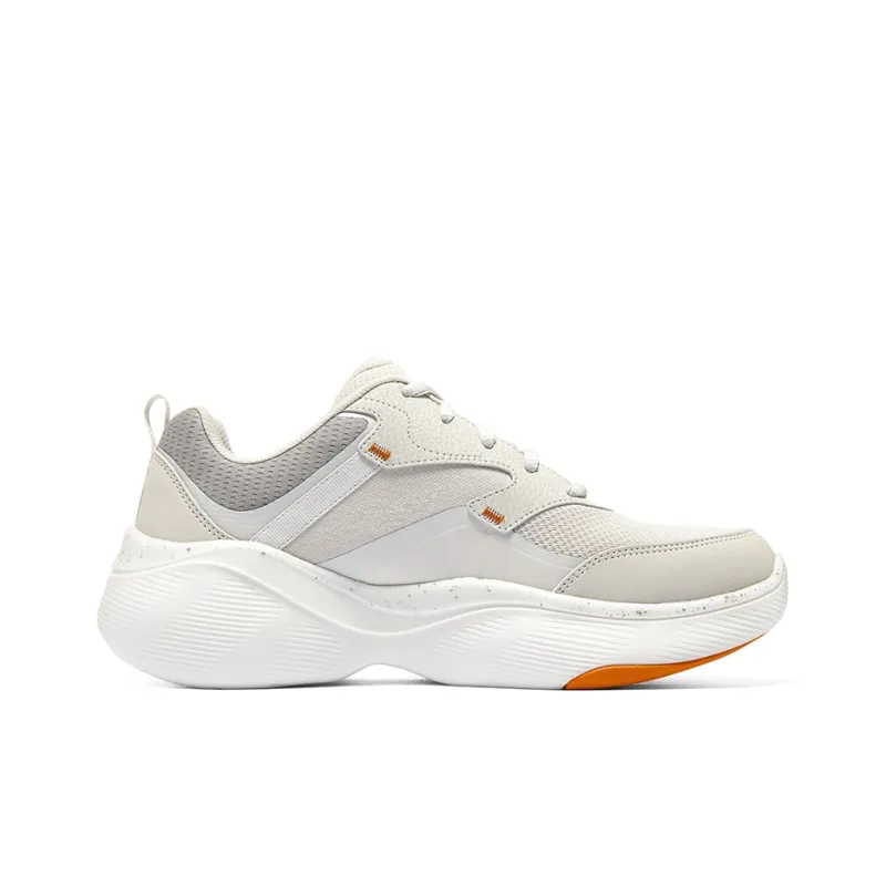 Skechers Anti Slip Wear Resistant Low Top Running Shoes Men's Taupe-1