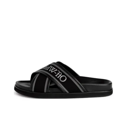 OFF-WHITE Cloud Logo-strap Crossover Slides