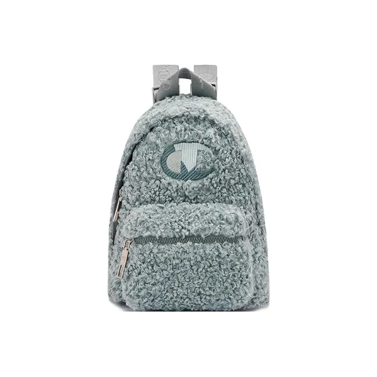 Champion Fluffy Collection Fabric Synthetic Leather Backpack Small Size Unisex Multicolor-4
