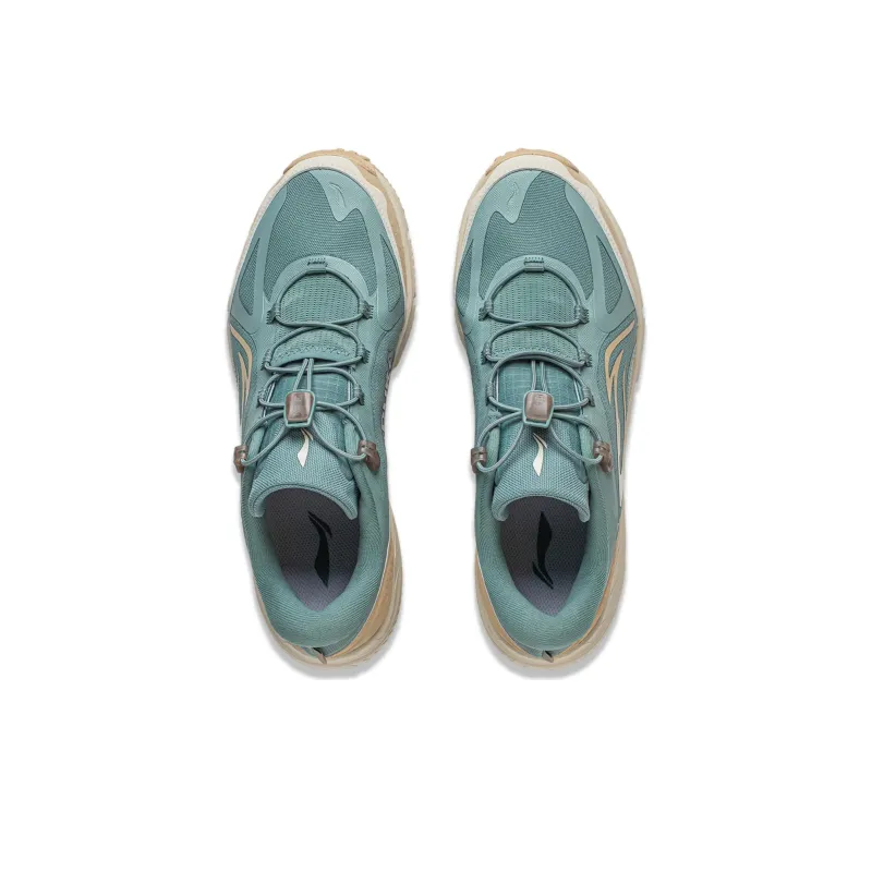 LiNing Yijie Lite V2 Anti Slip Wear Resistant Low Top Sports Running Shoes Men's Lime Green Cream Umber-3