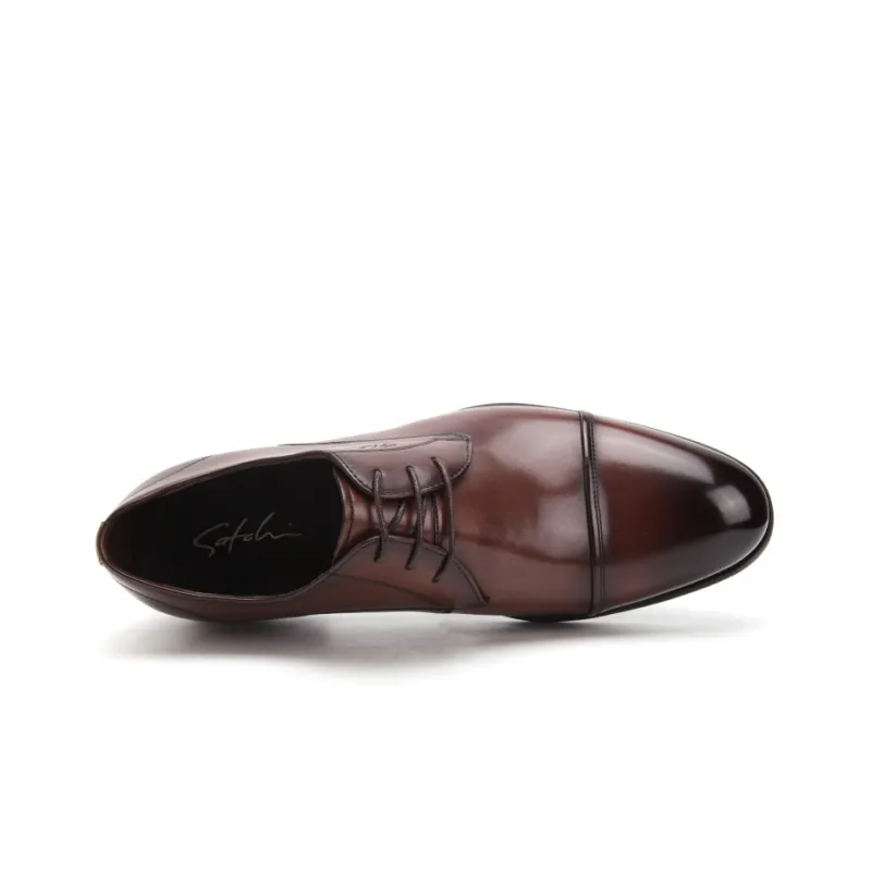 Satchi Dress Shoes 3cm Men's Coffee-3