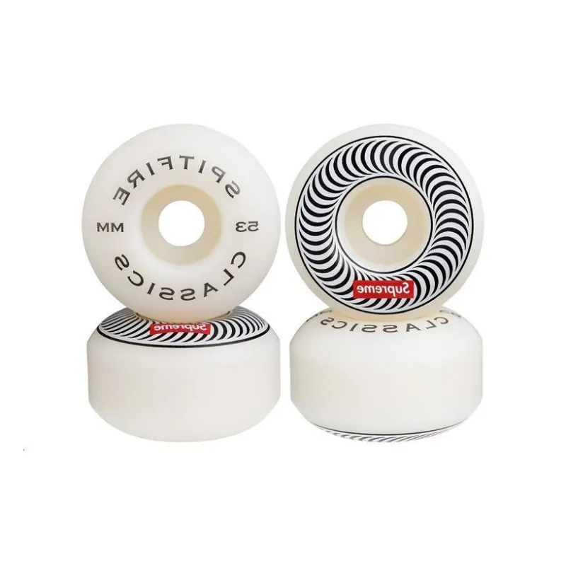 Supreme Supreme FW19 Skateboard Wheels Double Kick Skateboard Land Surfboard-1