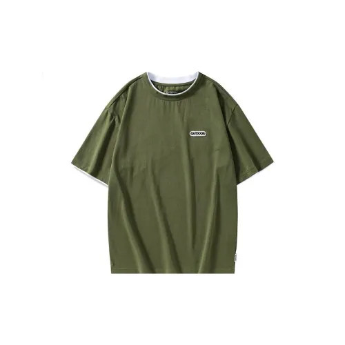 OUTDOOR PRODUCTS T-Shirts Men Olive Tree Green