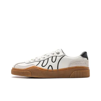 LiNing Yunchuan V2 Anti Slip Wear Resistant Low Top Trendy Board Shoes Women's White Black