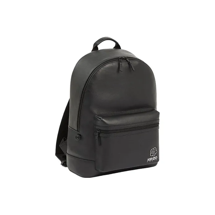 KENZO Cow Leather Backpack Unisex Black-1