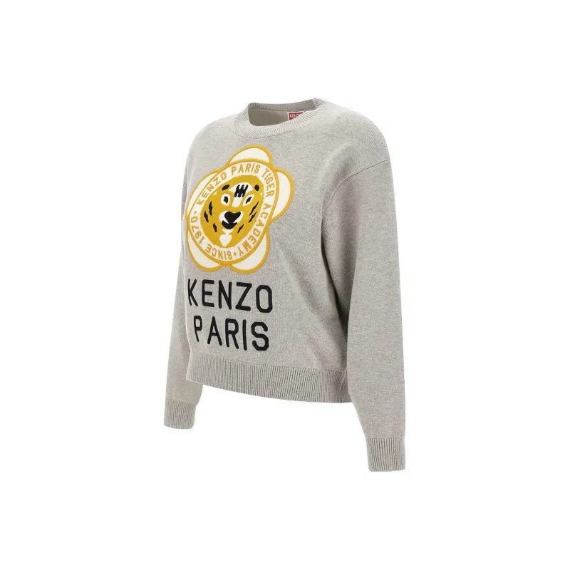 KENZO Tiger Academy Logo Embroidered Jumper-2