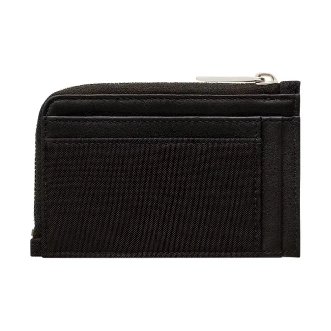 DIOR Nylon Coin Purses Card Holders Men's Black-1