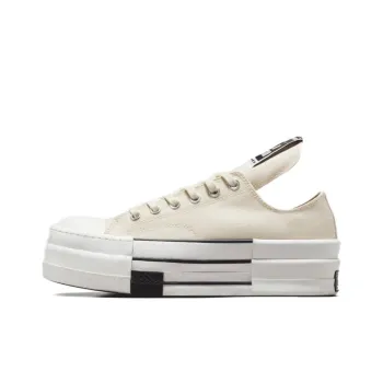 Converse Drkshdw Chuck Taylor All Star Dbl Drkstar Ox Rick Owens Drkstar Natural Ivory