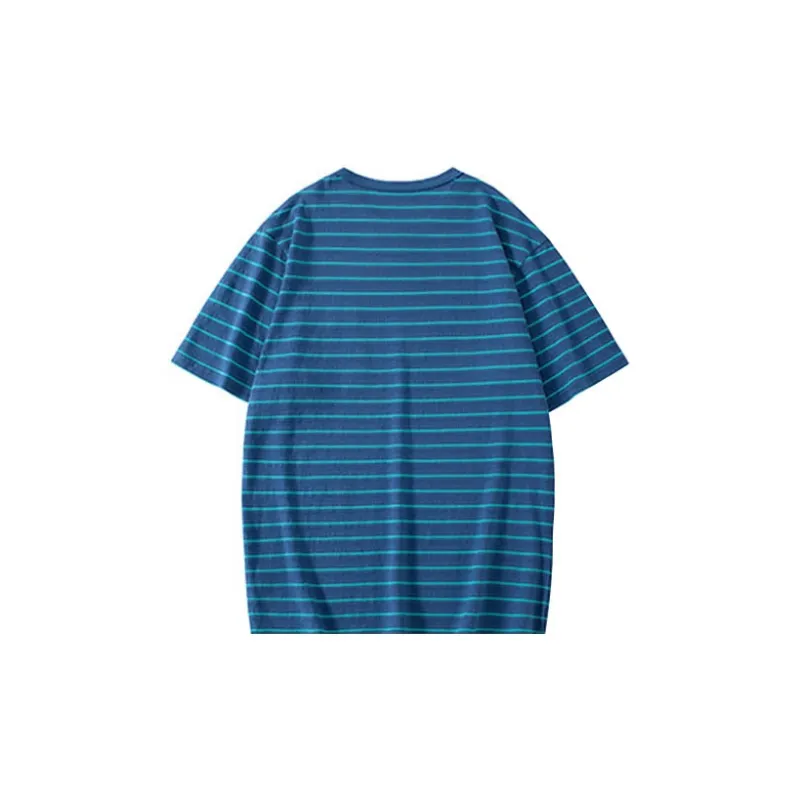 OUTDOOR PRODUCTS T Shirts Unisex Blue Green Stripes-1