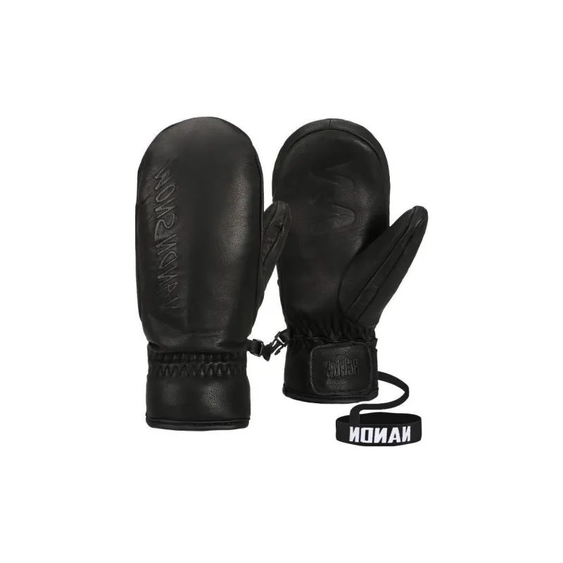 NANDN Ski Gloves Slip Resistant Thermal Fingerless Gloves-1