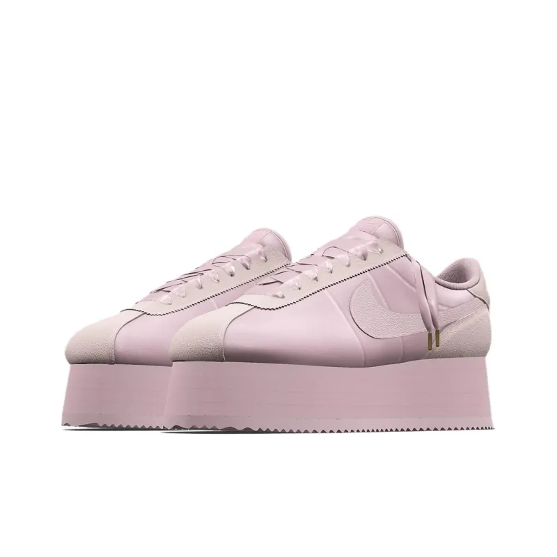 Nike Cortez Platform Unlocked By You Custom Shoes 'Pink' Women's-2
