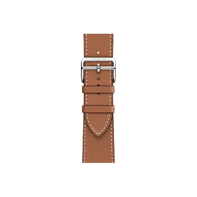 HERMES Apple Compatibility Watch Band Wrist 160 Mm To 195 Mm Genuine Leather Material-0