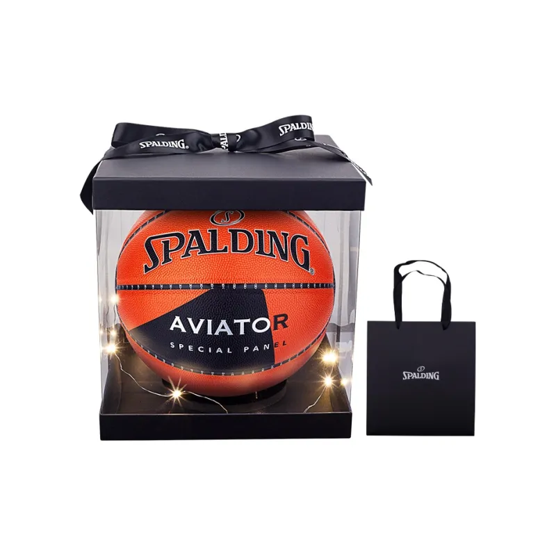 SPALDING Pilot Collection 77 756Y PU Basketball Brown Size 7 Training Unisex-0