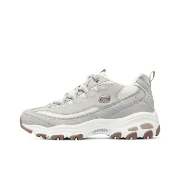 Skechers D'lites looking Glass Marathon Running Shoes 'Grey White Brown' Women's