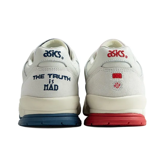 Asics Gel Spotlyte Vintage Basketball Shoes Unisex Low Top Blue Red-3