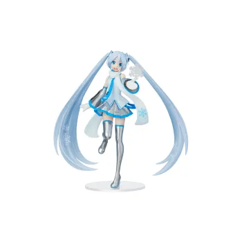 SEGA Hatsune Miku Luminasta VOCALOID Snow Miku SKY TOWN Bonus Gifts 22cm