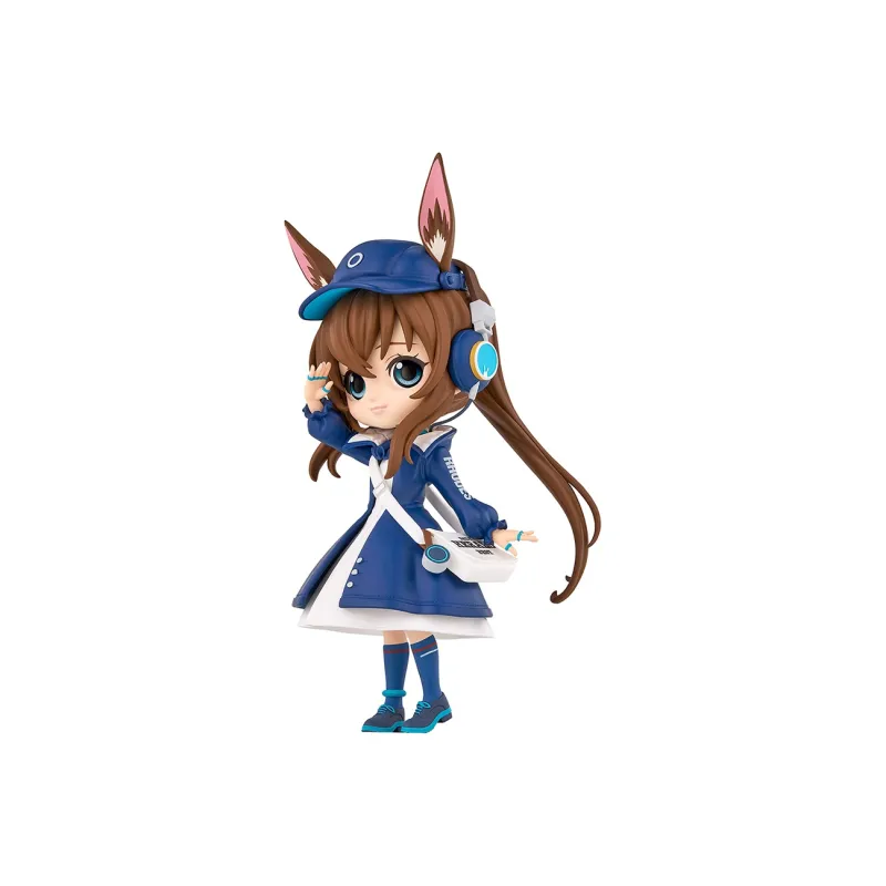 BANPRESTO Qpokset Collection Amiya Arknights Newsboy Ver. Scale Figures 13cm-2