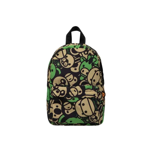 A BATHING APE Polyester Backpack Mini Men's Pink