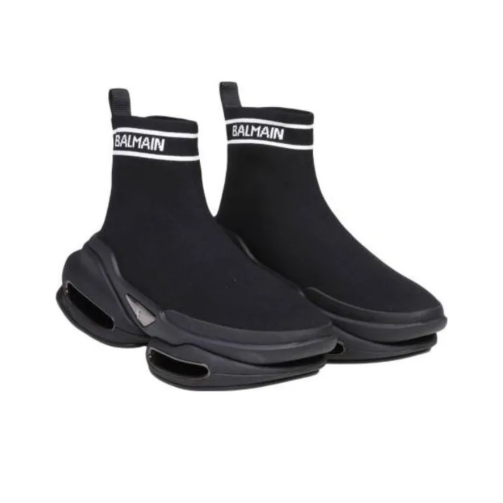 BALMAIN B Bold Sock Sneakers-1
