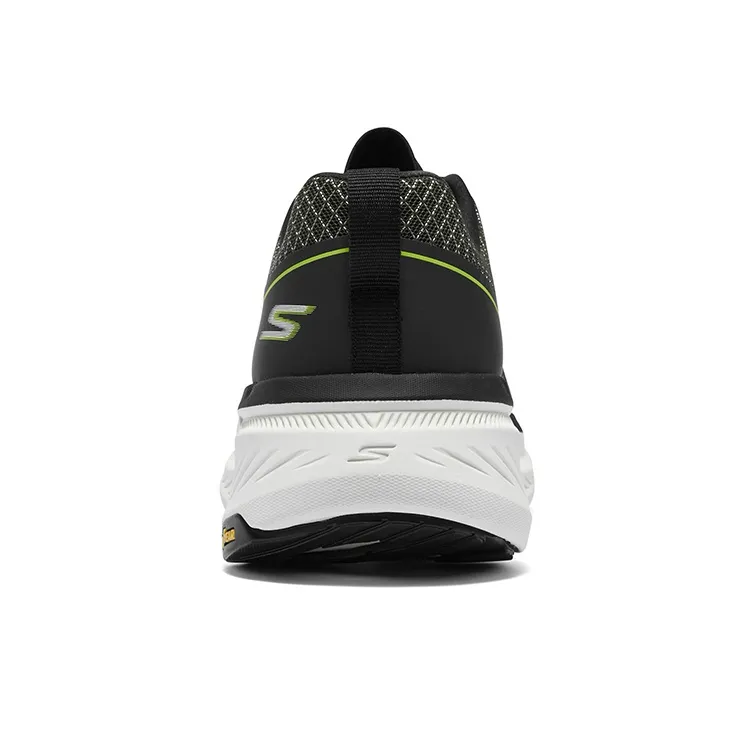 Skechers Max Cushioning Cushioned Slip Resistant Low Top Running Shoes Men's Olive Black-4