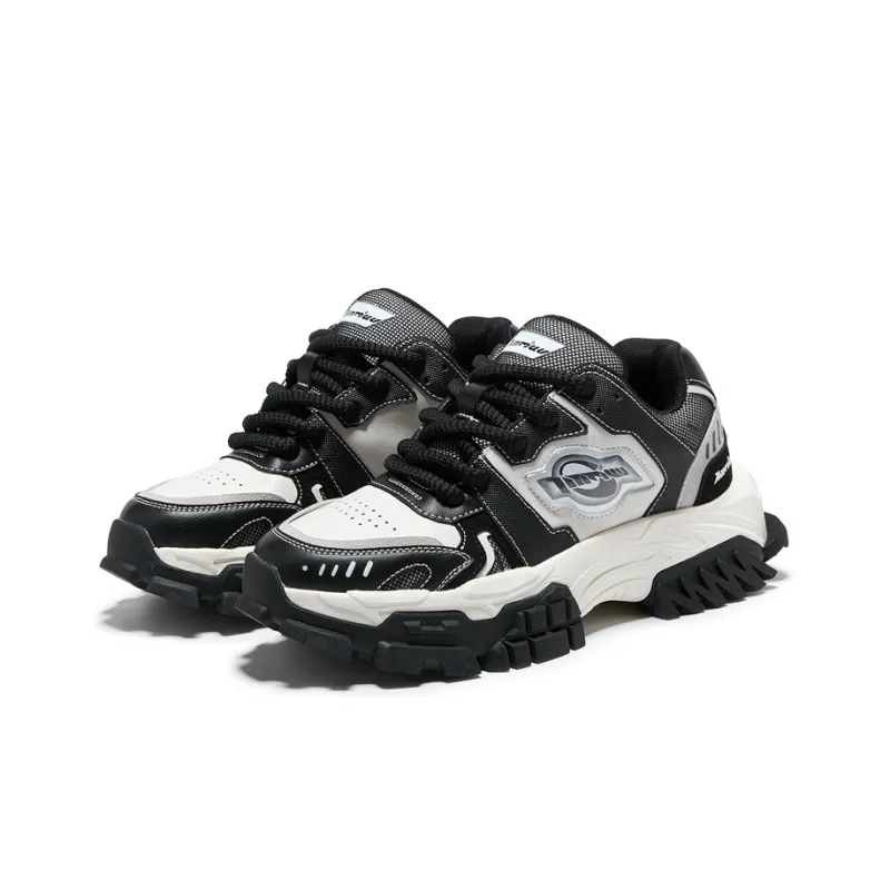 TINMUU Cushioning Anti-Slip Wear-Resistant Breathable Height Increasing Low-Top Chunky Sneakers Unisex-11